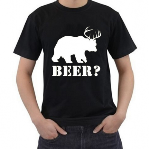 Beer Geek Nerd Men Short Sleeved Cotton T-Shirts