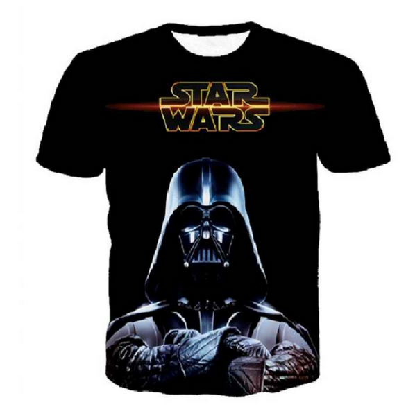 Star Wars Force Awakens T-Shirts Hip Hop Casual Short Sleeve Shirt