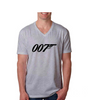 James Bond 007 T-shirts Men Short Sleeve V Neck T-Shirt