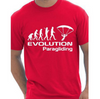 Parachuting Paragliding Evolution Short Sleeve Shirt