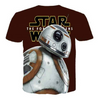 Star Wars Force Awakens T-Shirts Hip Hop Casual Short Sleeve Shirt